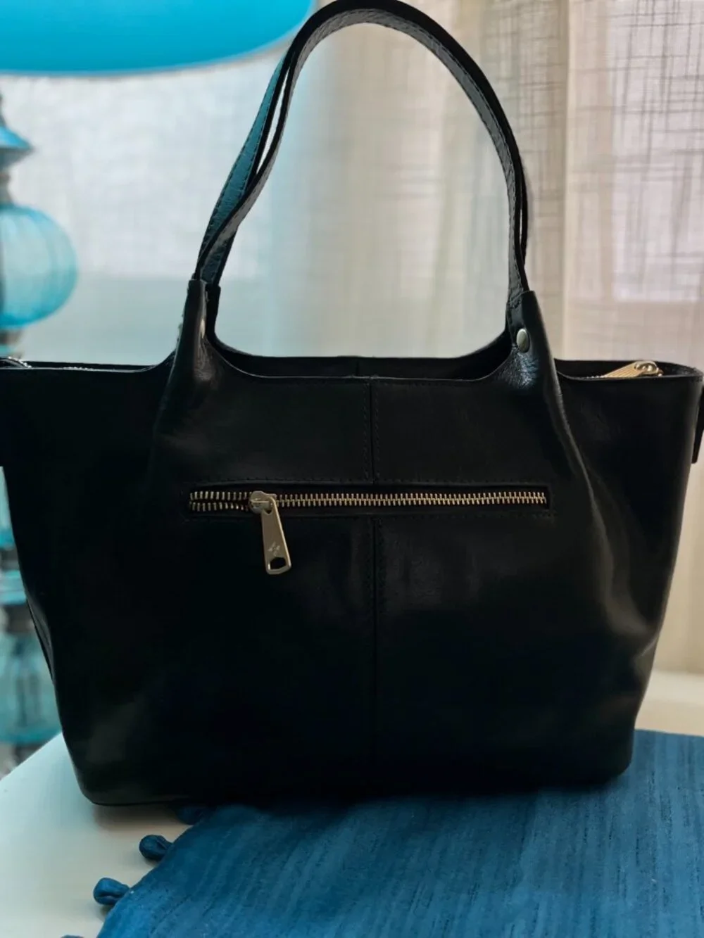 NEW Patricia Nash Leather Handbag - DARK Olive